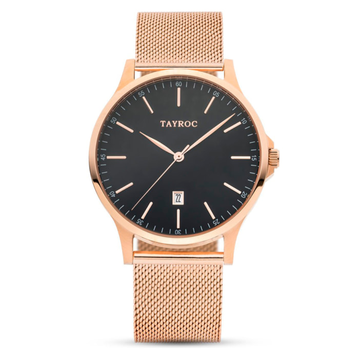 Reloj Tayroc TXM109 Hombre Analogico Cuarzo con Correa de Acero inoxidable