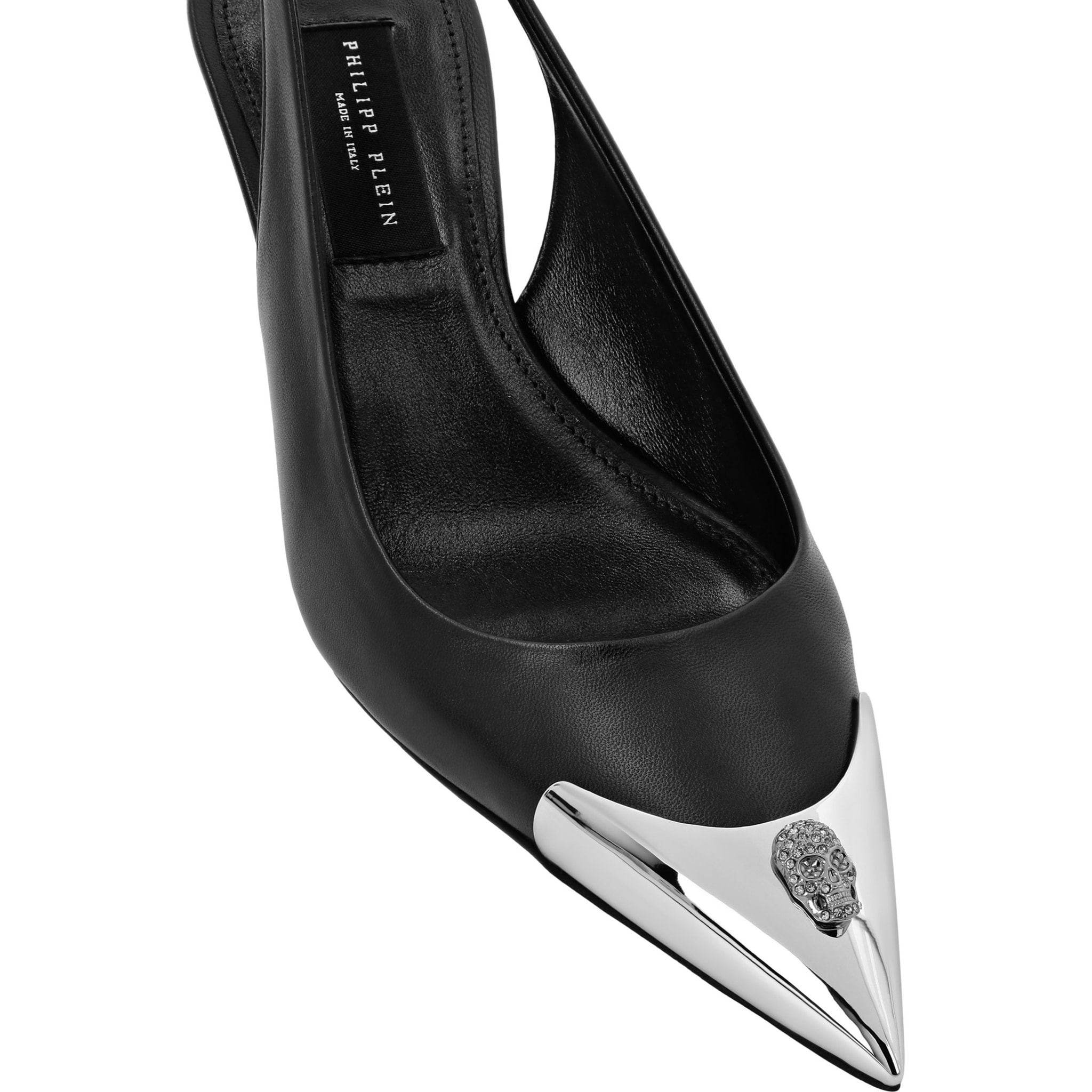 PHILIPP PLEIN Slingback shoes SKULL