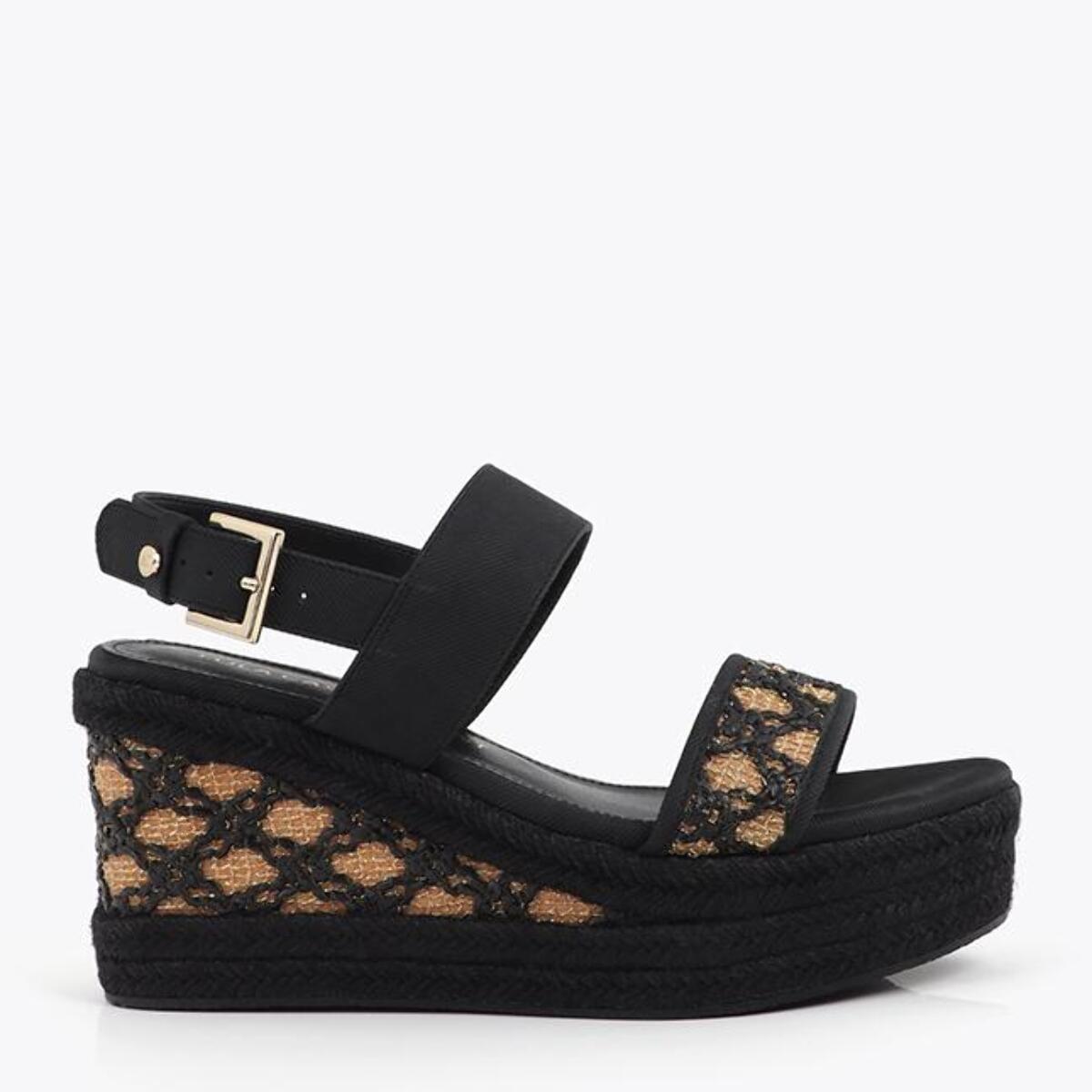 Zeppa in effetto rafia metallizzata