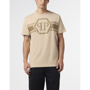 PHILIPP PLEIN Round Neck T-Shirt Hexagon Line