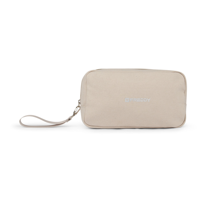 Trousse in canvas monocolore