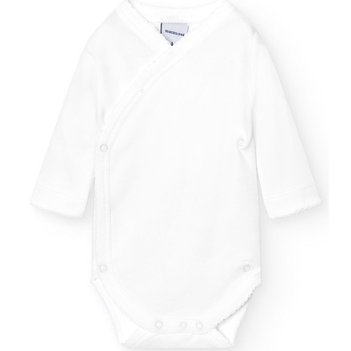 Body cruzado bebé manga larga afelpado