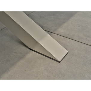 KELIA - Table de jardin 8 places - Grège