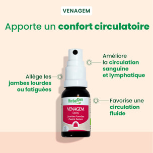 Herbalgem- VenaGem spray jambes lourdes - Bio - 15 ml