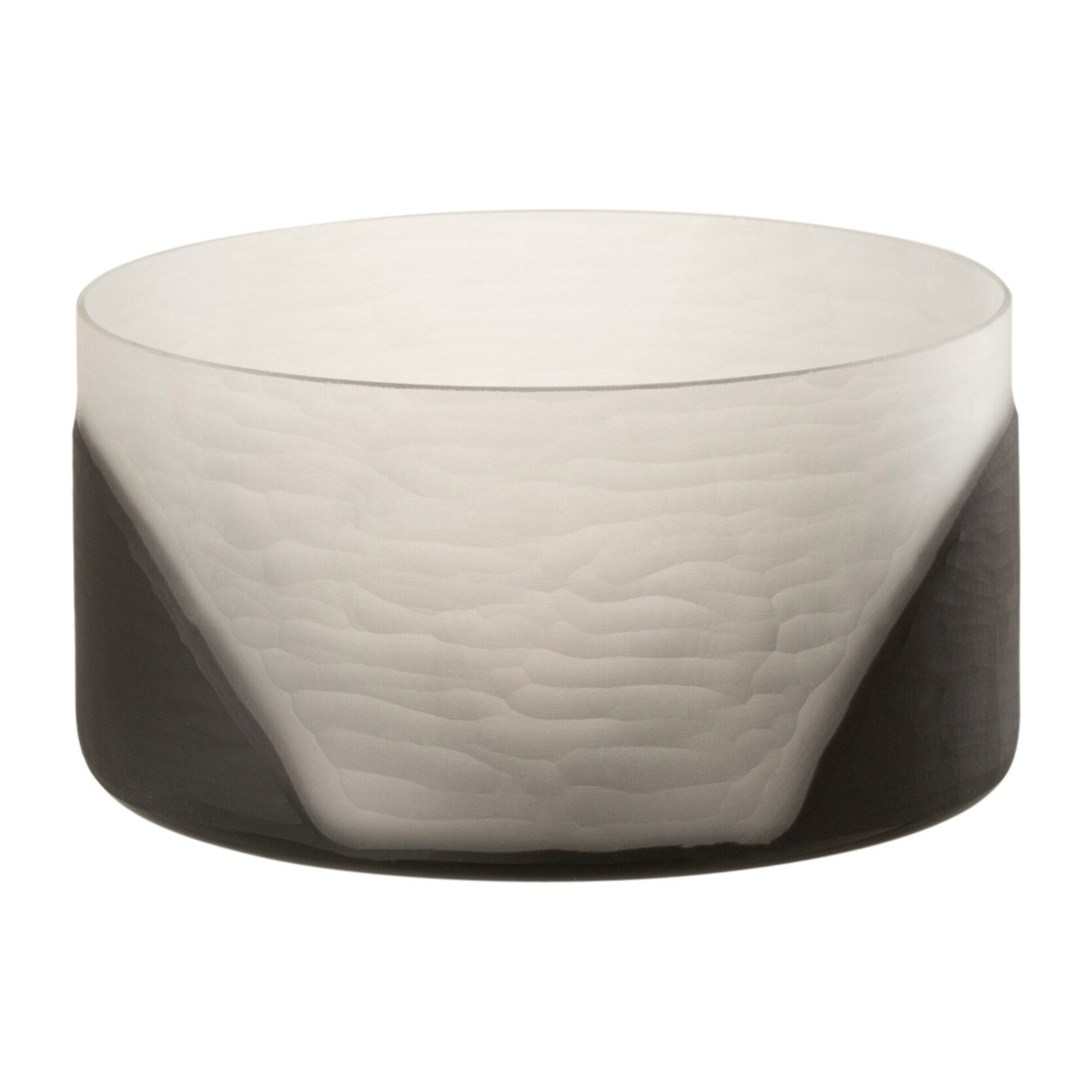 J-Line photophore Circulo Plat - verre - noir/transparent