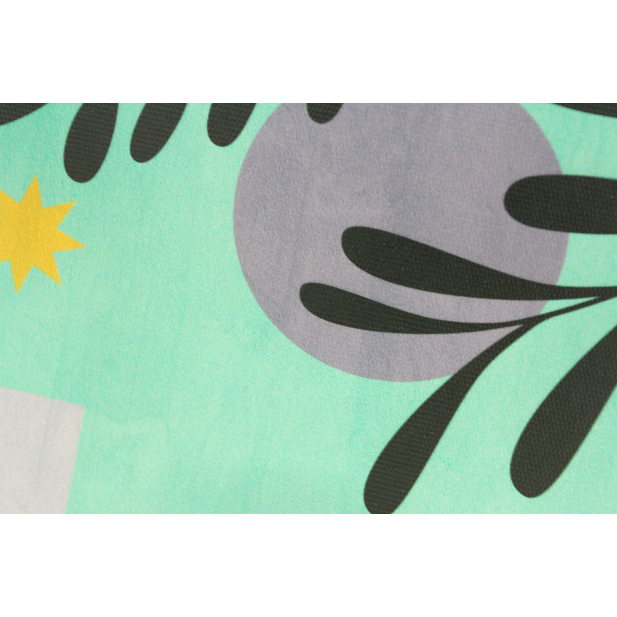 Set 6 cuadros México poliéster verde-lila-negro 50x40x4 cm