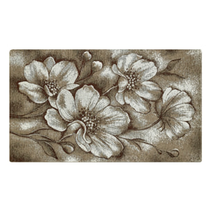 Tappeto Jacquard Ideale Salotto Camera Ingresso Made In Italy Antiscivolo, Lavabile, Morbido Disegno Asturia Fango By Suardi