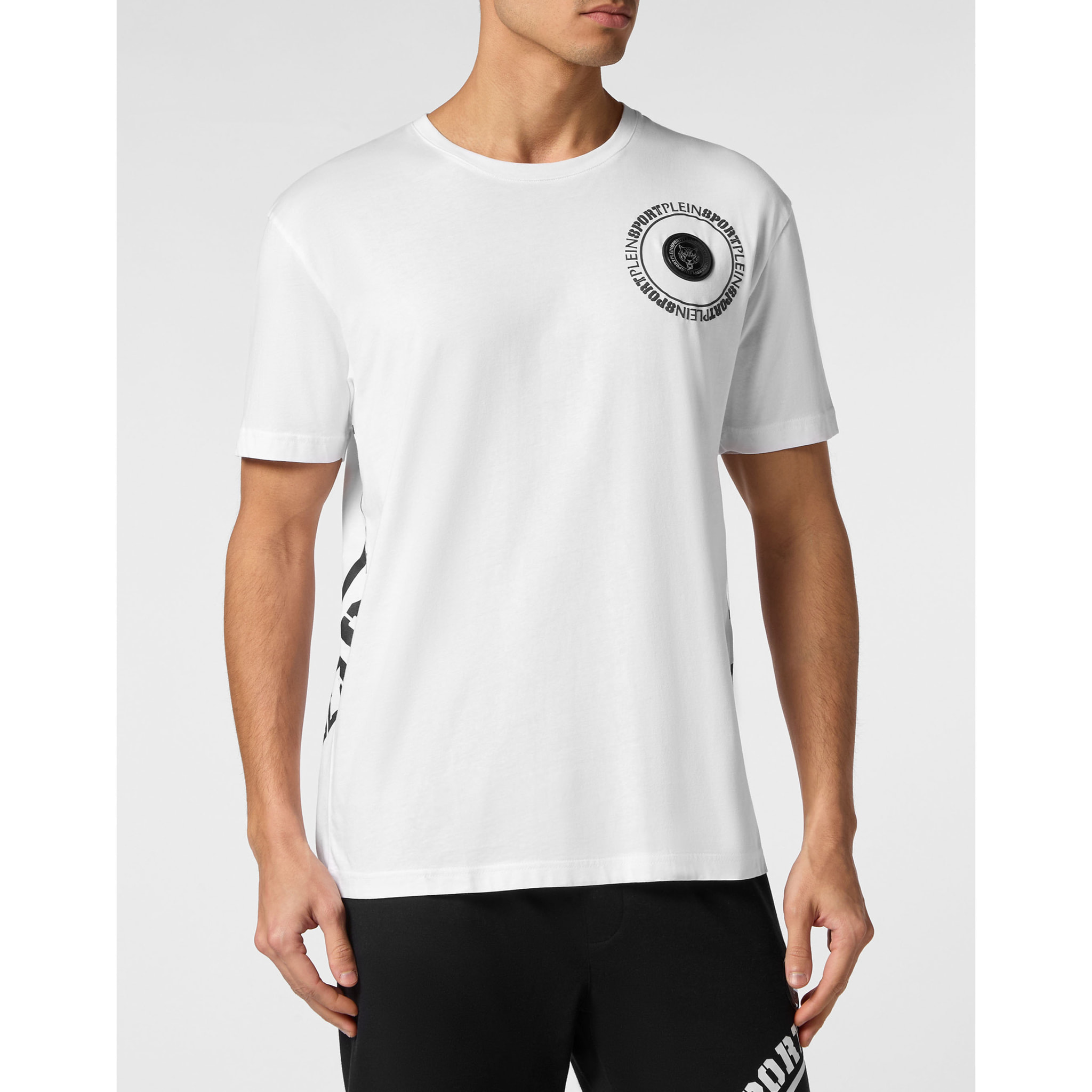 PLEIN SPORT T-Shirt Round Neck CARBON TIGER