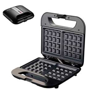 Gofrera con revestimiento antiadherente y 750W de potencia.