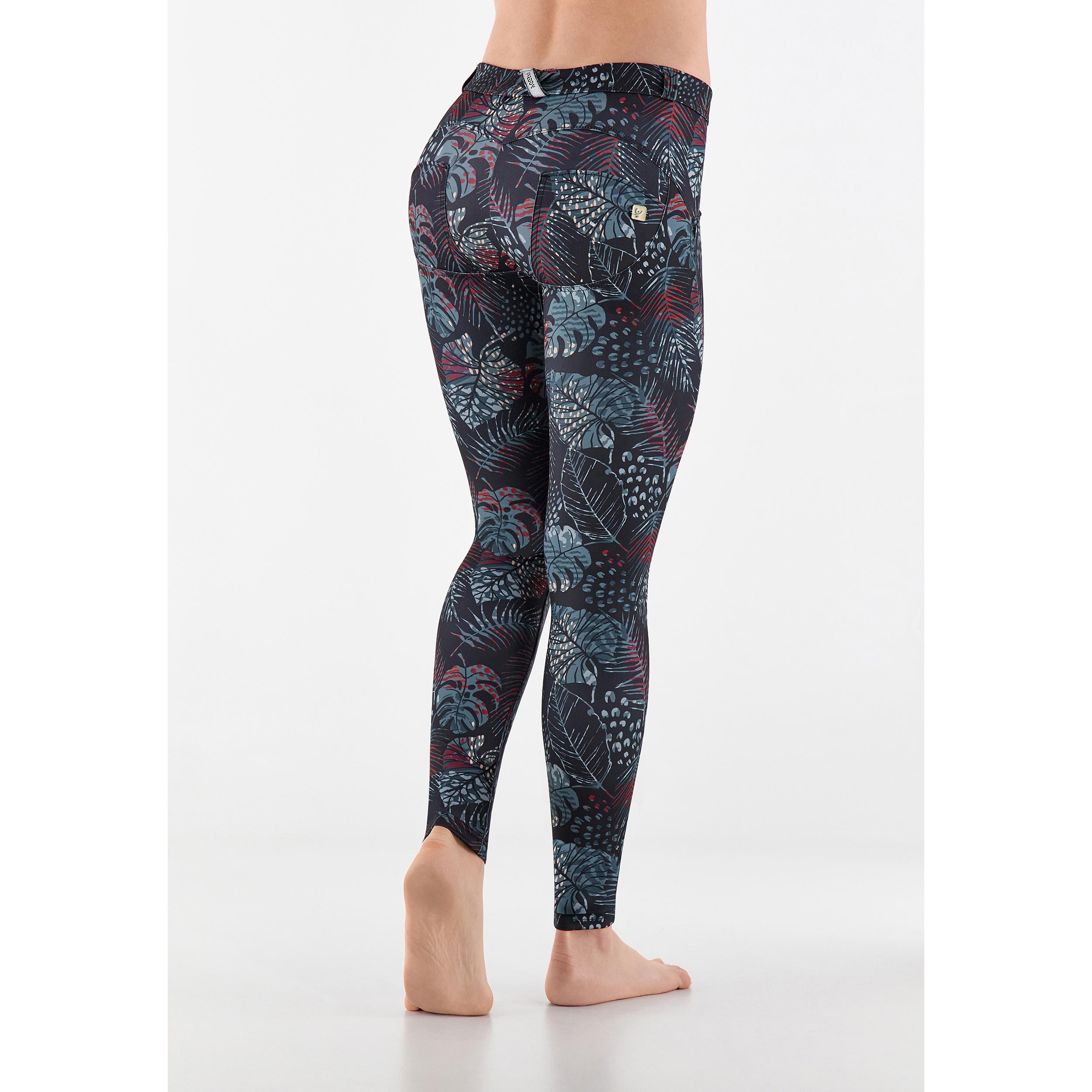 Pantaloni push up WR.UP® tessuto traspirante ecologico floreale