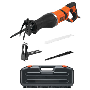 Scie sabre 750W - 2800 cps/min, changement de lame sans outil, en coffret avec 2 lames