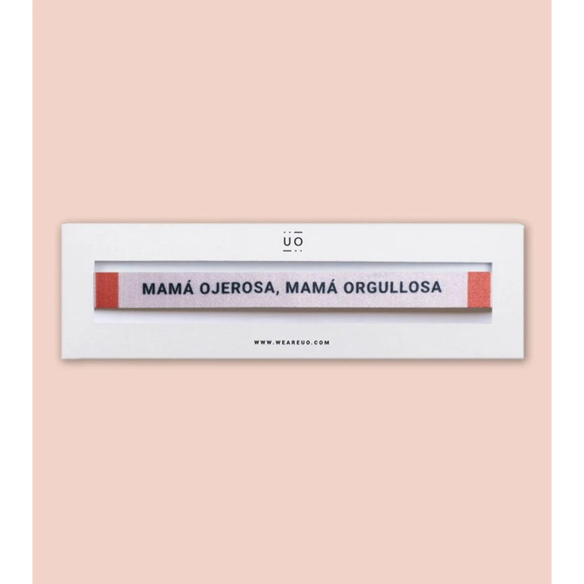 Pulsera Tela "Mamá ojerosa, mamá orgullosa"