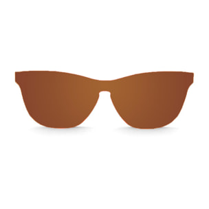 Gafas de sol PALO ALTO SIENA - Plana marrón y patillas marrón