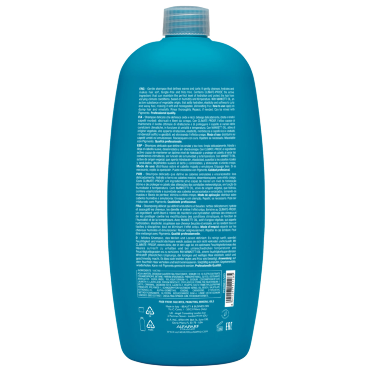 ALFAPARF MILANO Semi Di Lino Curls Enhancing Low Shampoo 1000ml