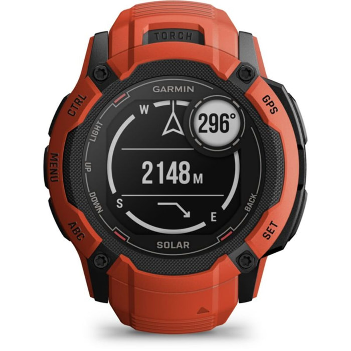 Montre sport GARMIN Instinct 2X Solar Flame red