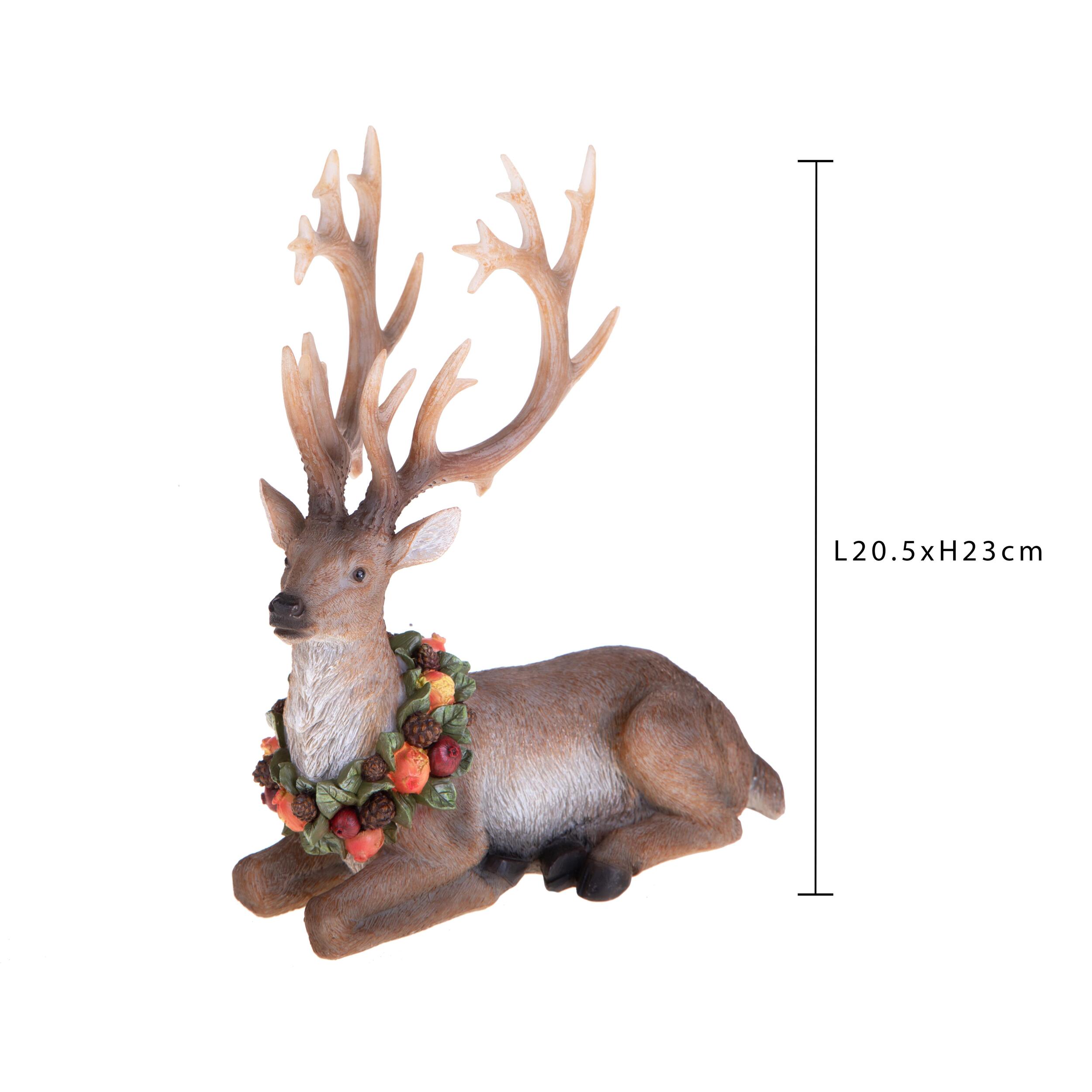 Renna - Pezzi 1 - 20,5xH23x11cm - Bianchi Dino SpA