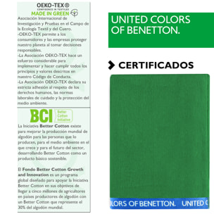 Toalla de playa  velour  verde  benetton