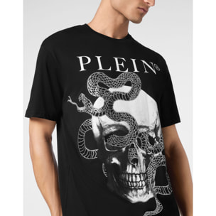 PHILIPP PLEIN T-Shirt Round Neck SNAKE