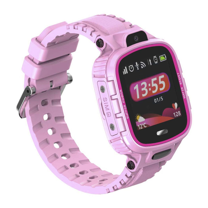 PRIXTON Smartwatch Kids Tracker GPS G300 Rosa