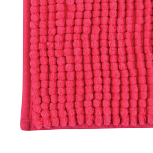 Alfombra de chenille para baño, Color Fucsia (60 x 90 cm) - MSV.