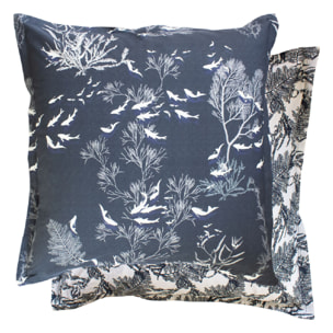 Taie d'oreiller Ocean indien encre