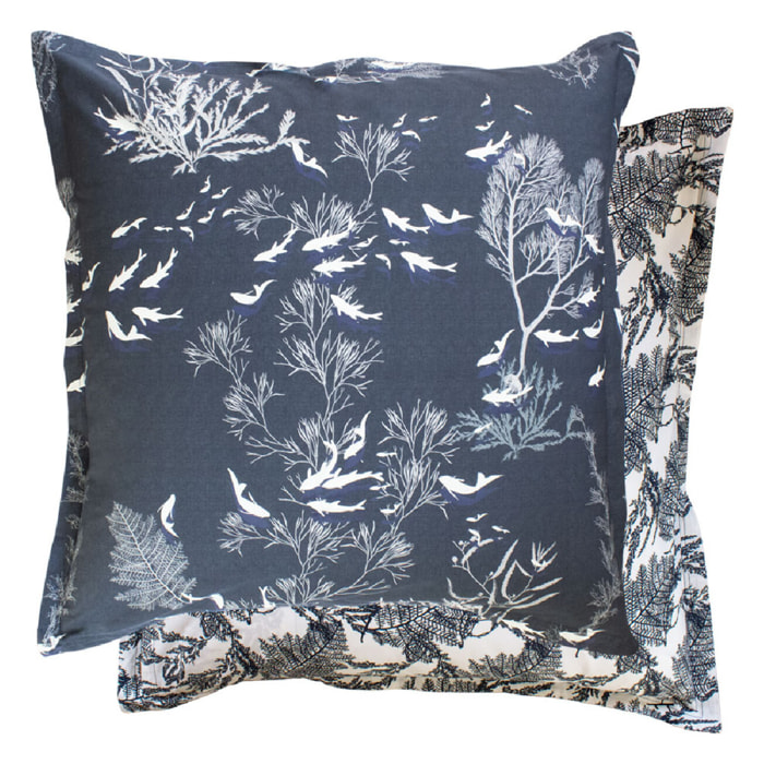 Taie d'oreiller Ocean indien encre