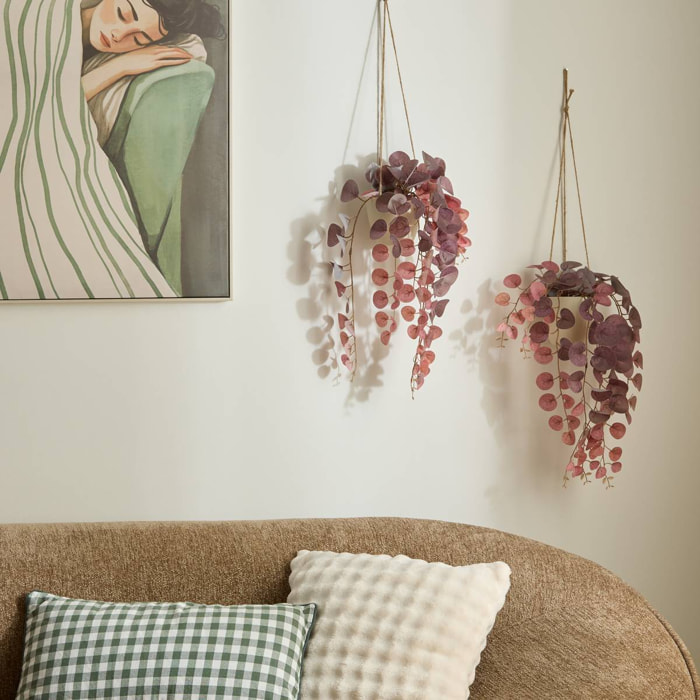 Plante artificielle Lour H.40cm rouge