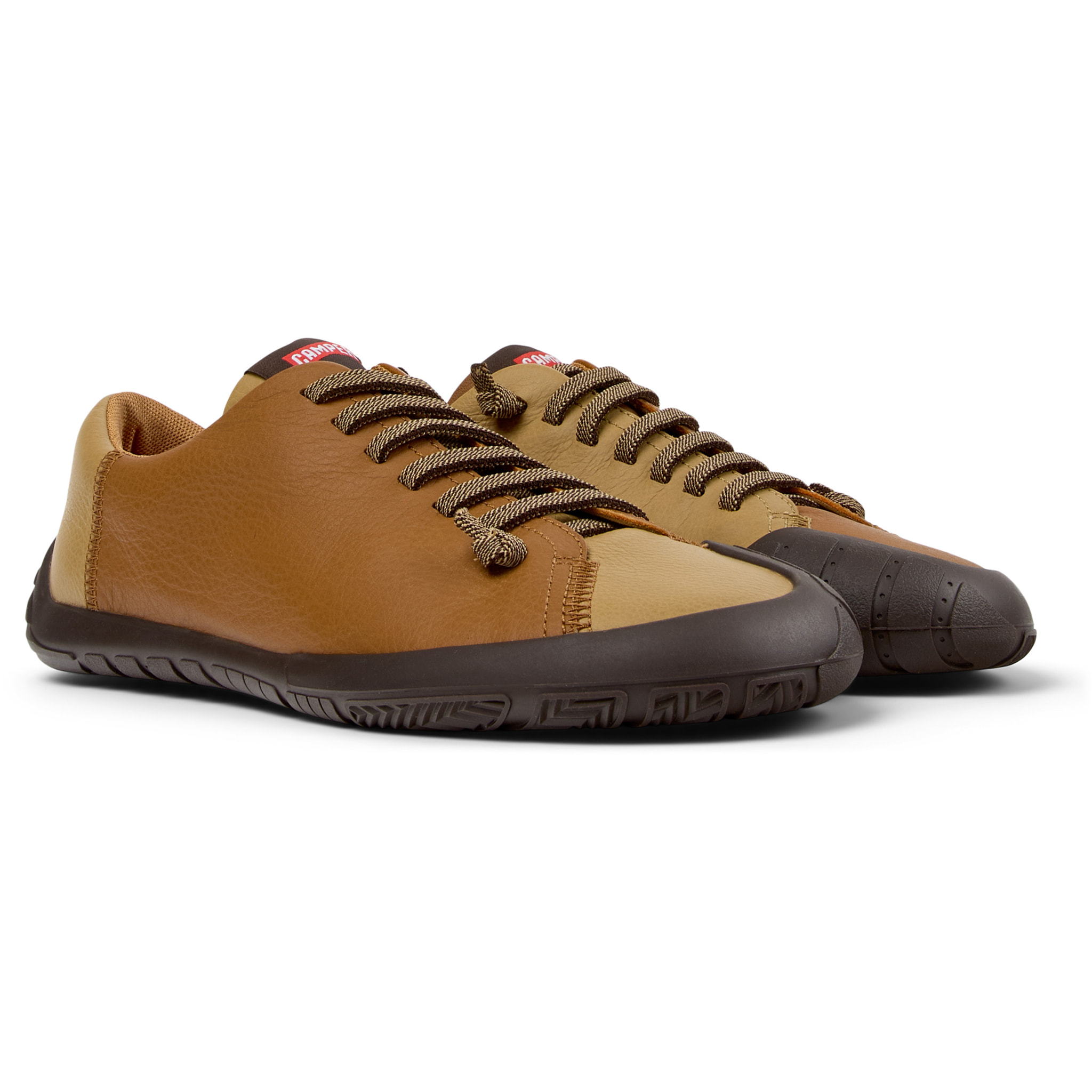 Sneakers - CAMPER Peu Path+ Twins - Marrone - Pelle liscia
