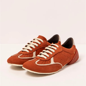 Zapatos 1744 NOBUCK D.ORANGE-BONE/ NANTES color D.orange-bone