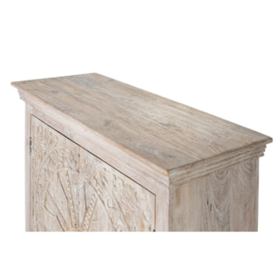 Aparador de Madera de Mango Estilo Étnico Colonial Tallado