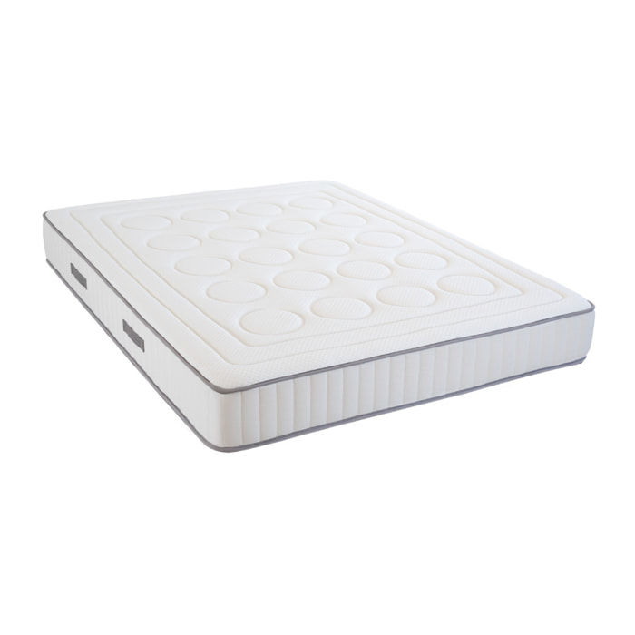 Ensemble Matelas Cristal avec sommier en bois