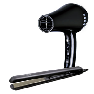 Pack professionnel séchoir + fer à lisser titanium irira