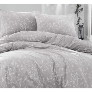 Parure housse de couette et taie(s) oreiller 100% Coton