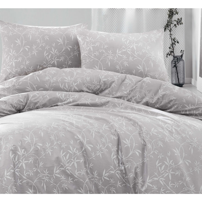 Parure housse de couette et taie(s) oreiller 100% Coton