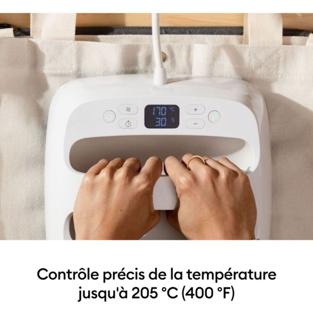 Presse à chaud CRICUT EasyPress 9x9 Taupe