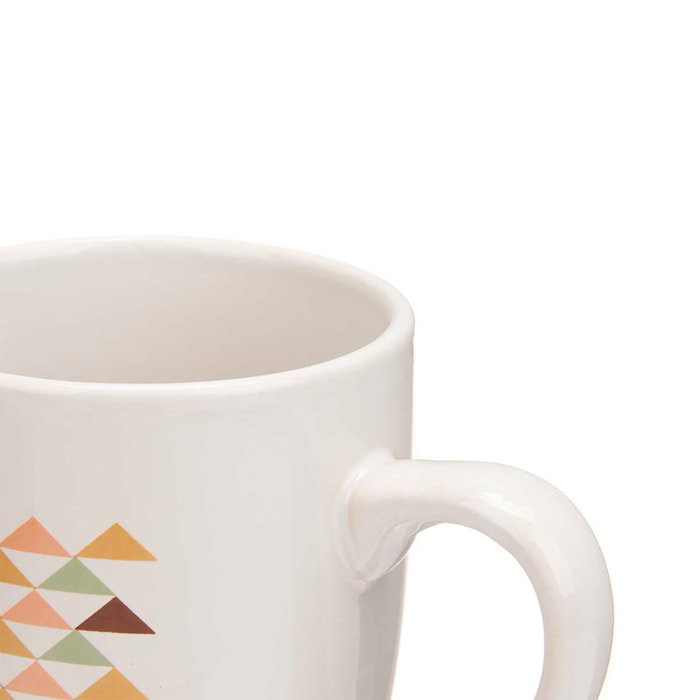 PACK 2 TAZAS PORCELANA 350 ML GEOMETRIC SURT 2 diseños