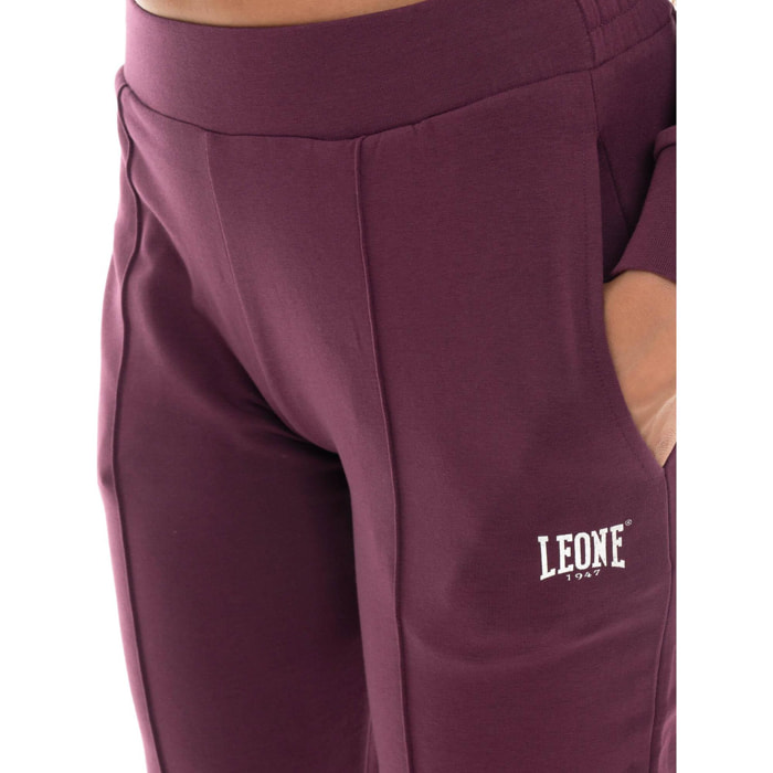 Chándal de invierno para mujer con capucha y cremallera Leone 1947 Never Without