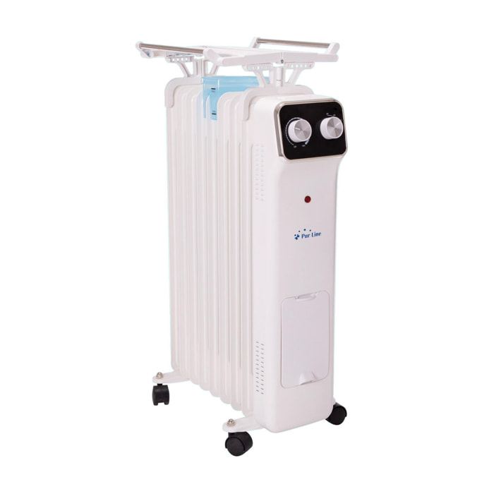 Radiateur d'huile blanc avec réservoir d'humidification 2000   W