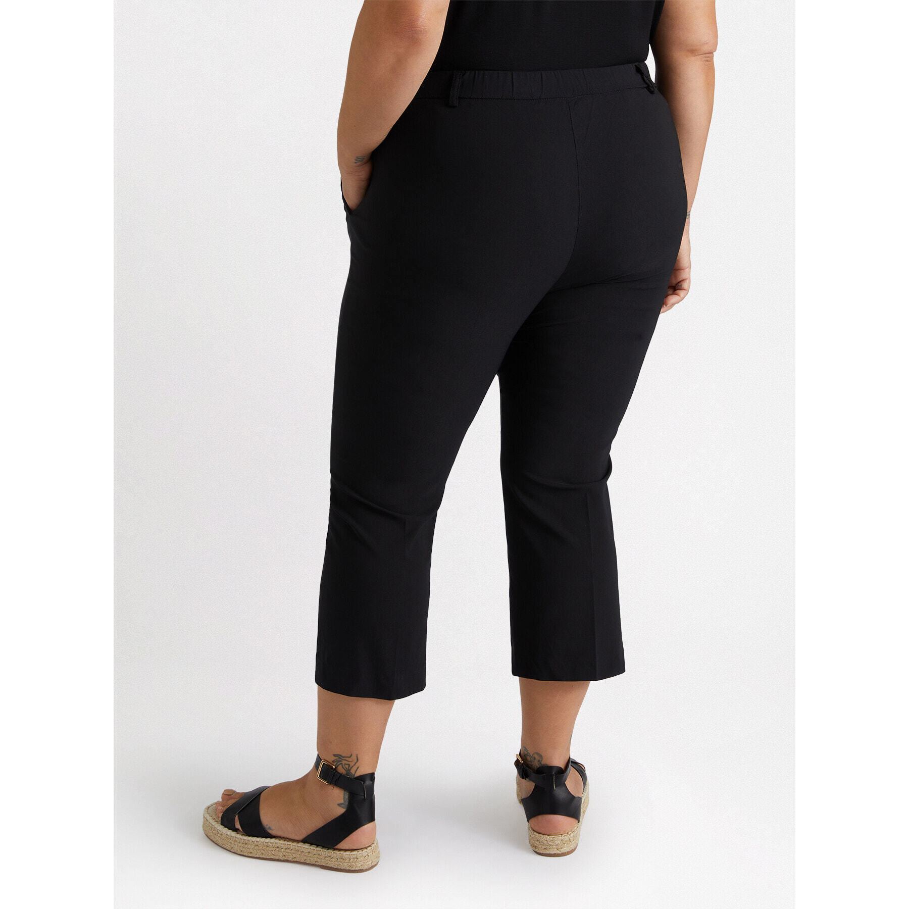 Fiorella Rubino - Pantaloni cropped - Nero