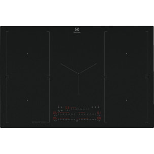 Plaque induction ELECTROLUX EIS87553IZ SaphirMatt 80cm Anti-rayures et Zone Flex