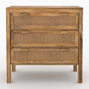 Ensemble commode et armoire en bois - Tiki