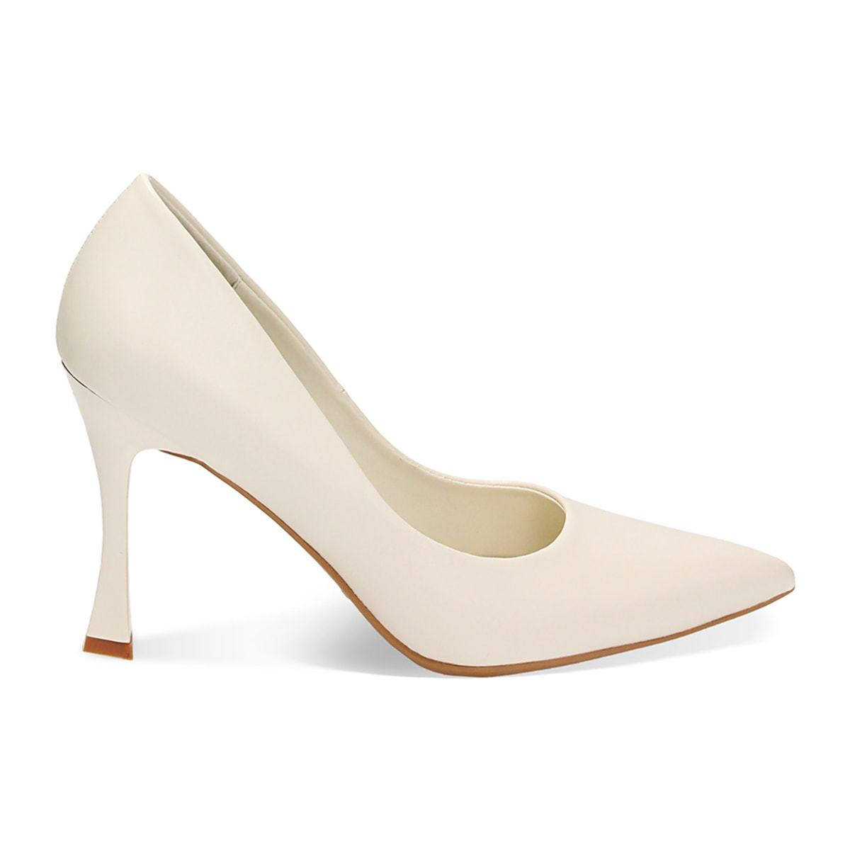 Décolleté panna, tacco 9,5 cm