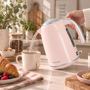 Bouilloire en acier inoxydable 1,7L rose RETRO