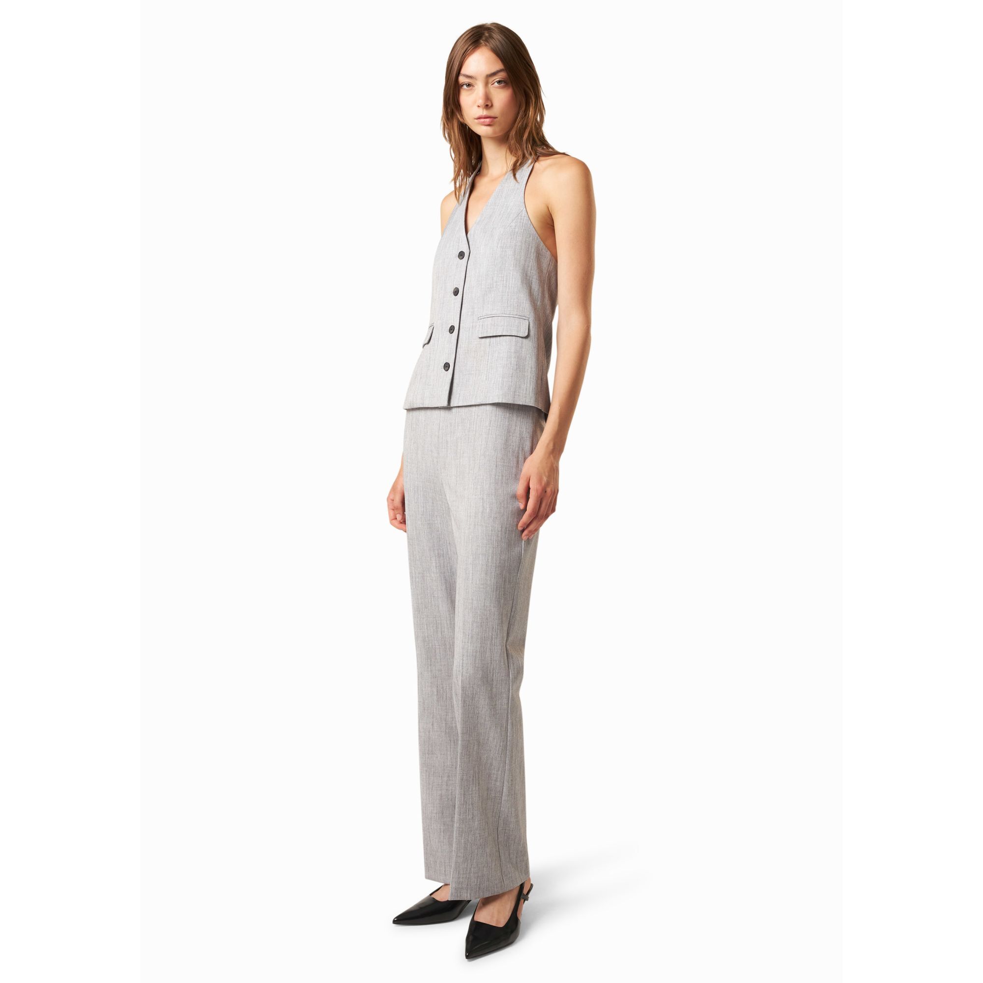 PANTALONE GRIGIO CHIARO CONBIPEL