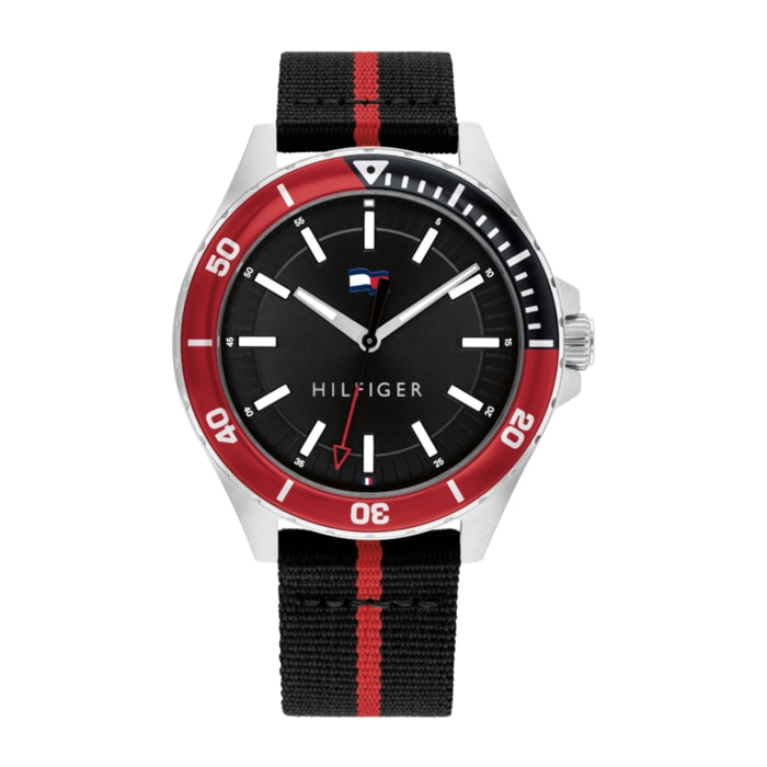 Reloj Tommy Hilfiger 1792010 Hombre Analogico Cuarzo con Correa de Nailon