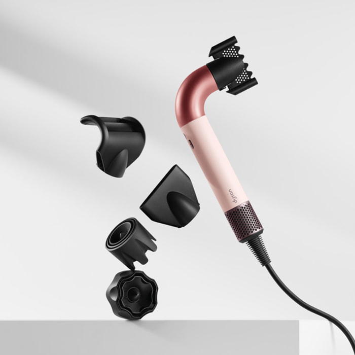 Sèche-cheveux Dyson Supersonic Nural™ Rose Céramique - Cheveux Raides à Ondulés