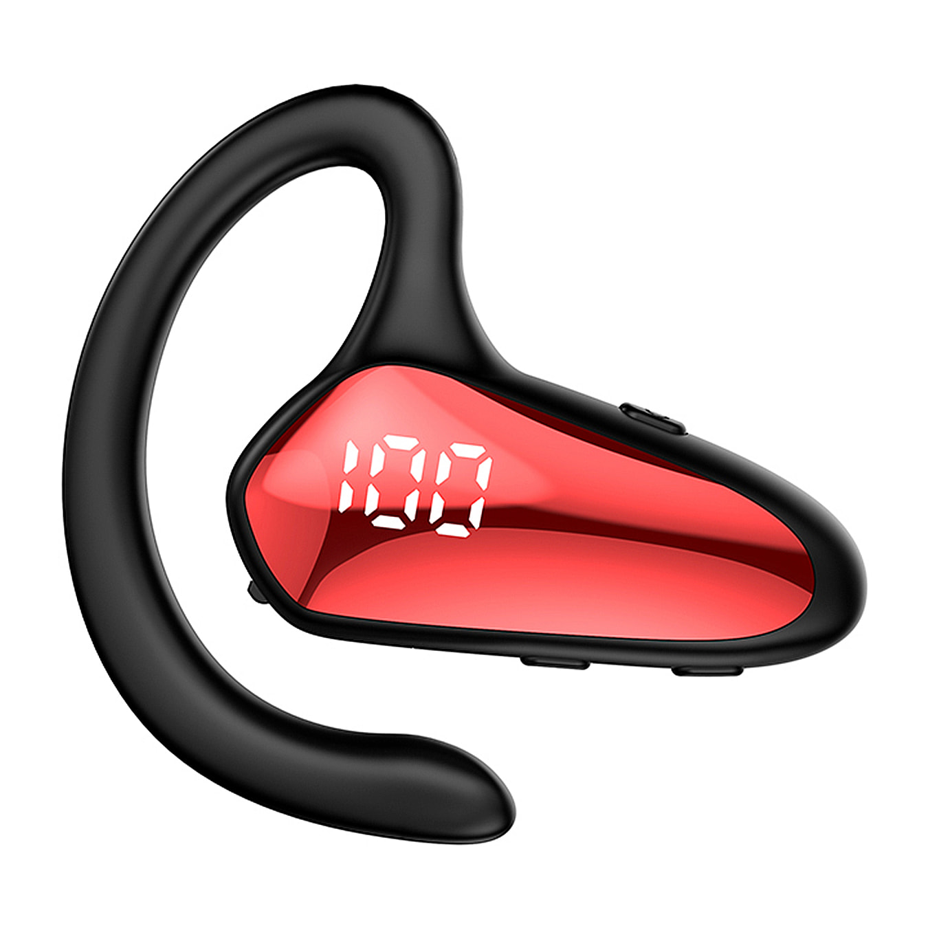 Auricular Bluetooth YX02 de un solo oído con pantalla digital.