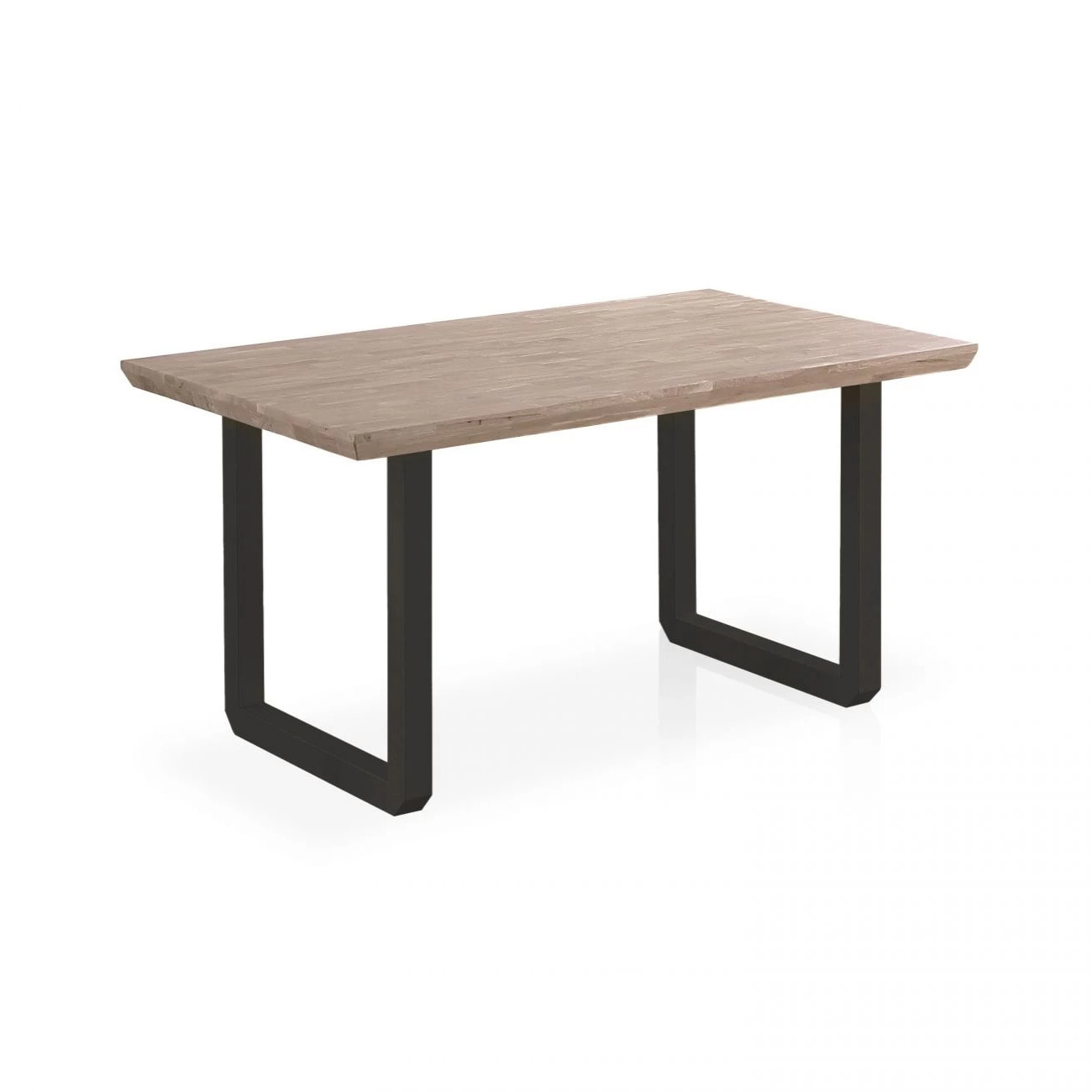 Mesa de comedor Roma Roble Honey - Negro