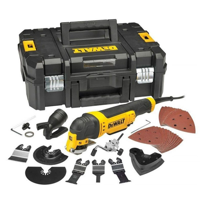 Multi-Cutter 300 W Filaire - DEWALT - avec accessoires - Coffret T-STAK - DWE315KT