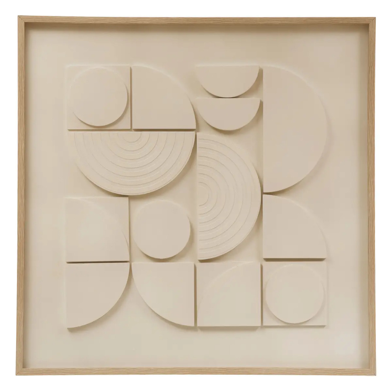 Toile 3D Catalina blanc 60x60cm